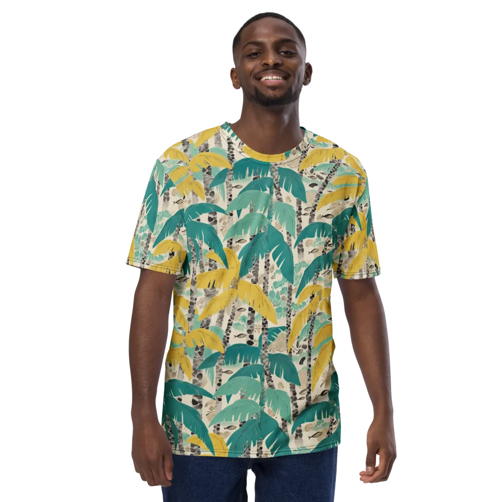 Lagoon Canopy on Men's Crew Neck T-Shirt — Front