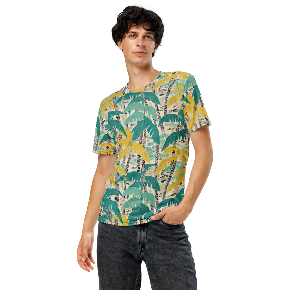 Lagoon Canopy on Men's Crew Neck T-Shirt — Front