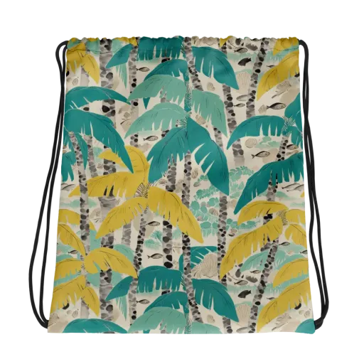 Lagoon Canopy on a Drawstring Bag