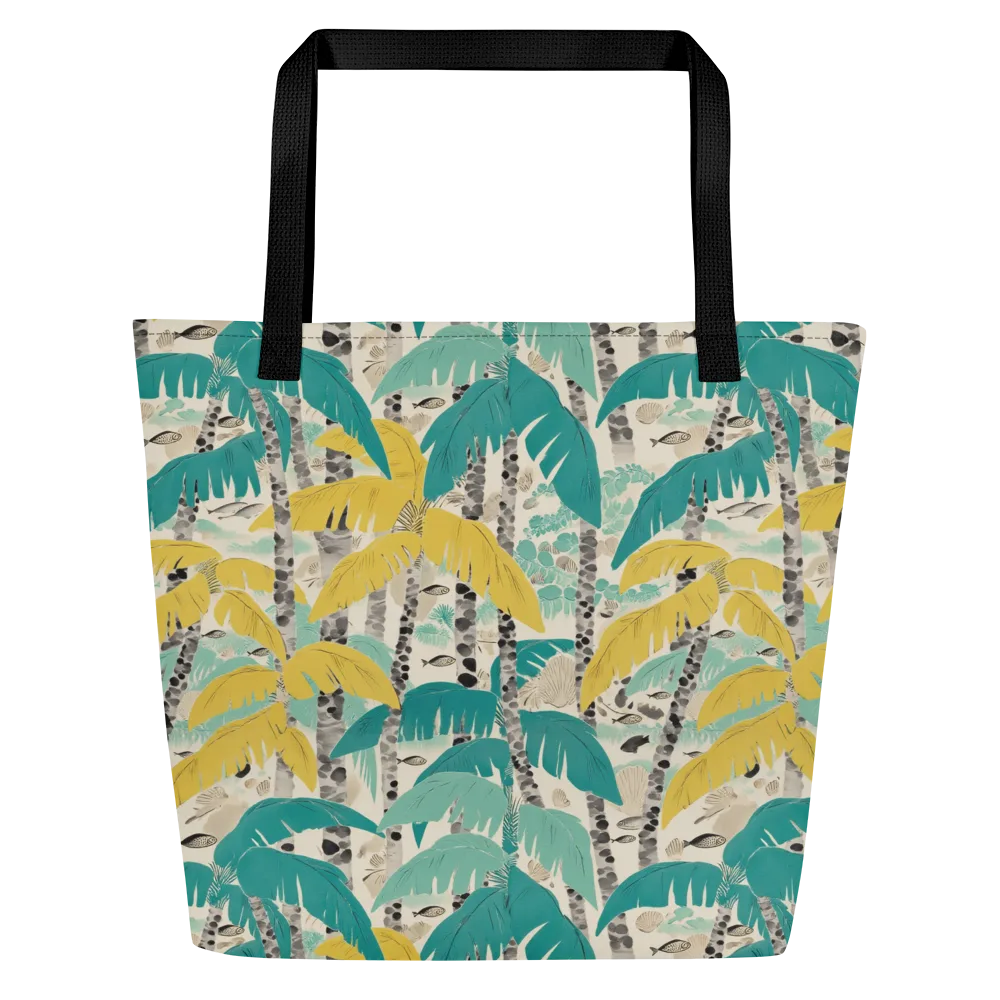 Lagoon Canopy on Large Tote Bag W/ Pocket — Front