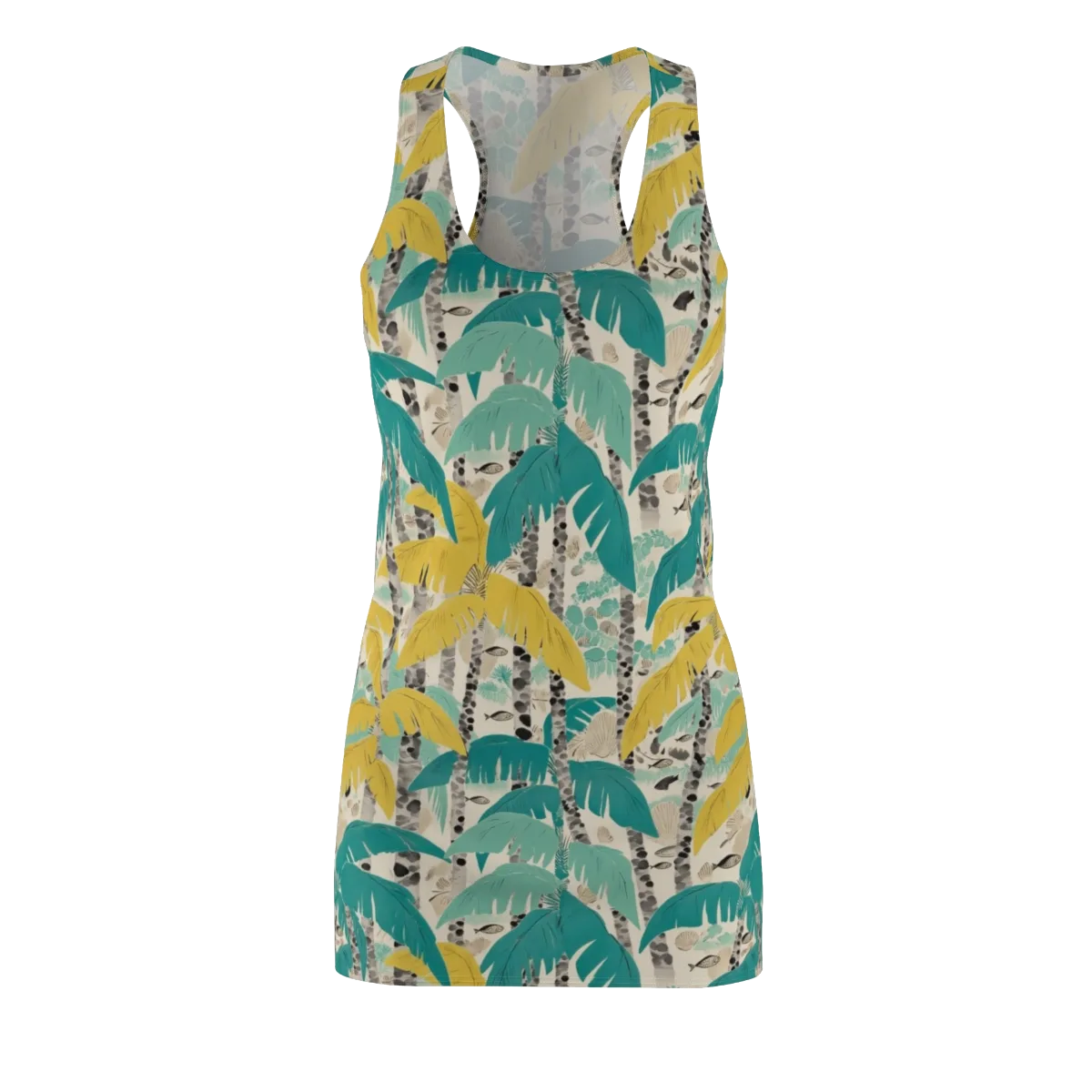 Lagoon Canopy on Racerback Dress — Front