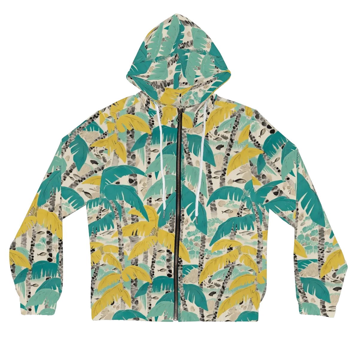 Lagoon Canopy on Women's Full-Zip Hoodie — Front