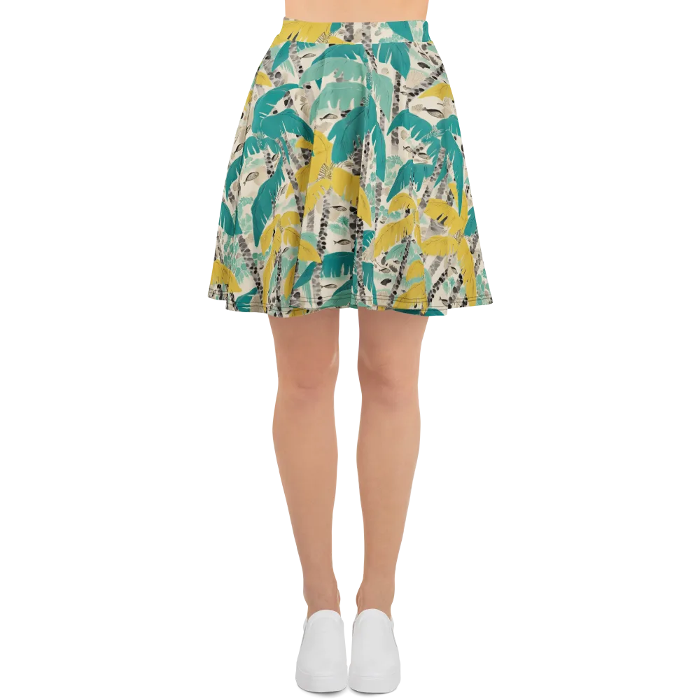 Lagoon Canopy on Skater Skirt — Front