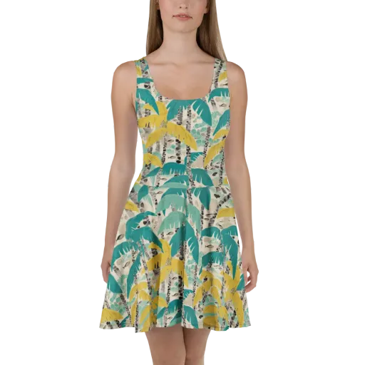Lagoon Canopy on a Skater Dress