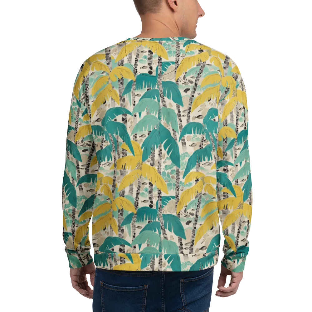 Lagoon Canopy on Sweatshirt — Back