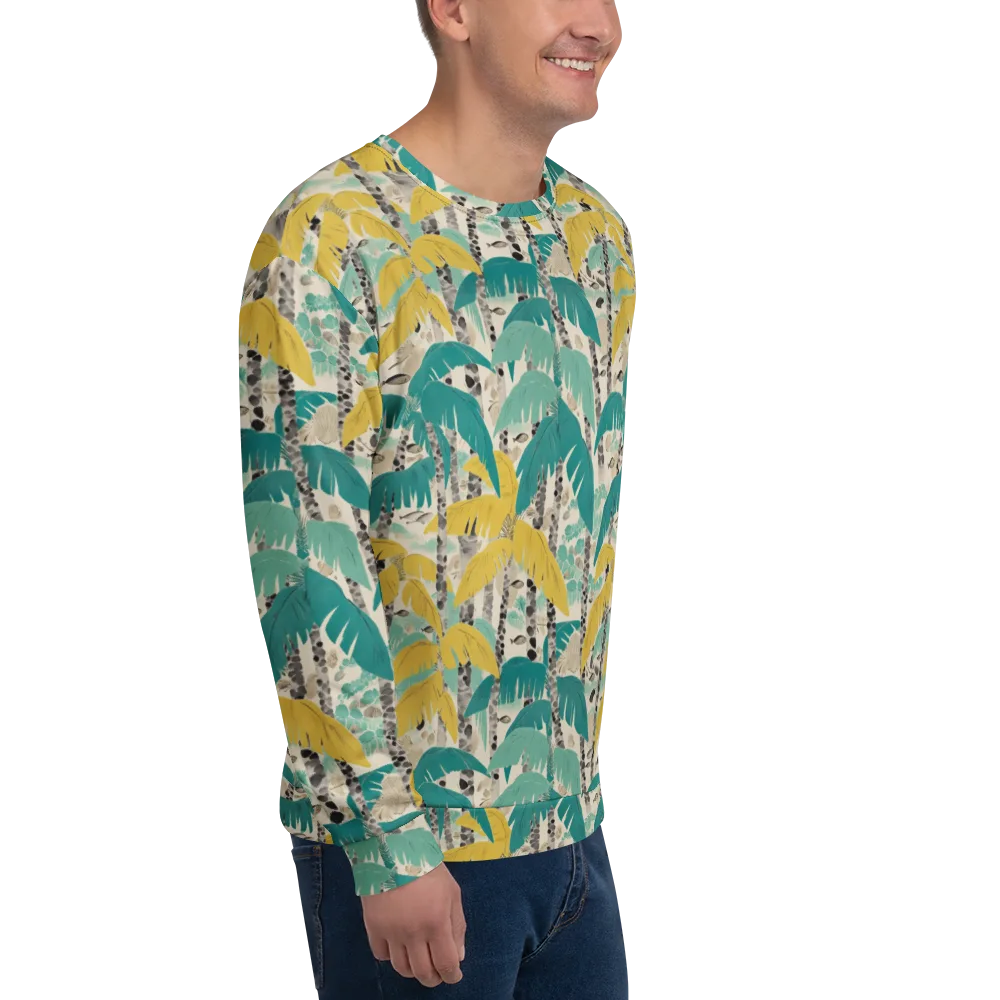 Lagoon Canopy on Sweatshirt — Right Front