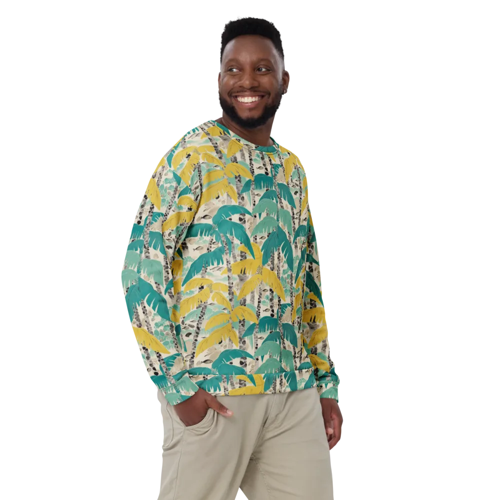 Lagoon Canopy on Sweatshirt — Front