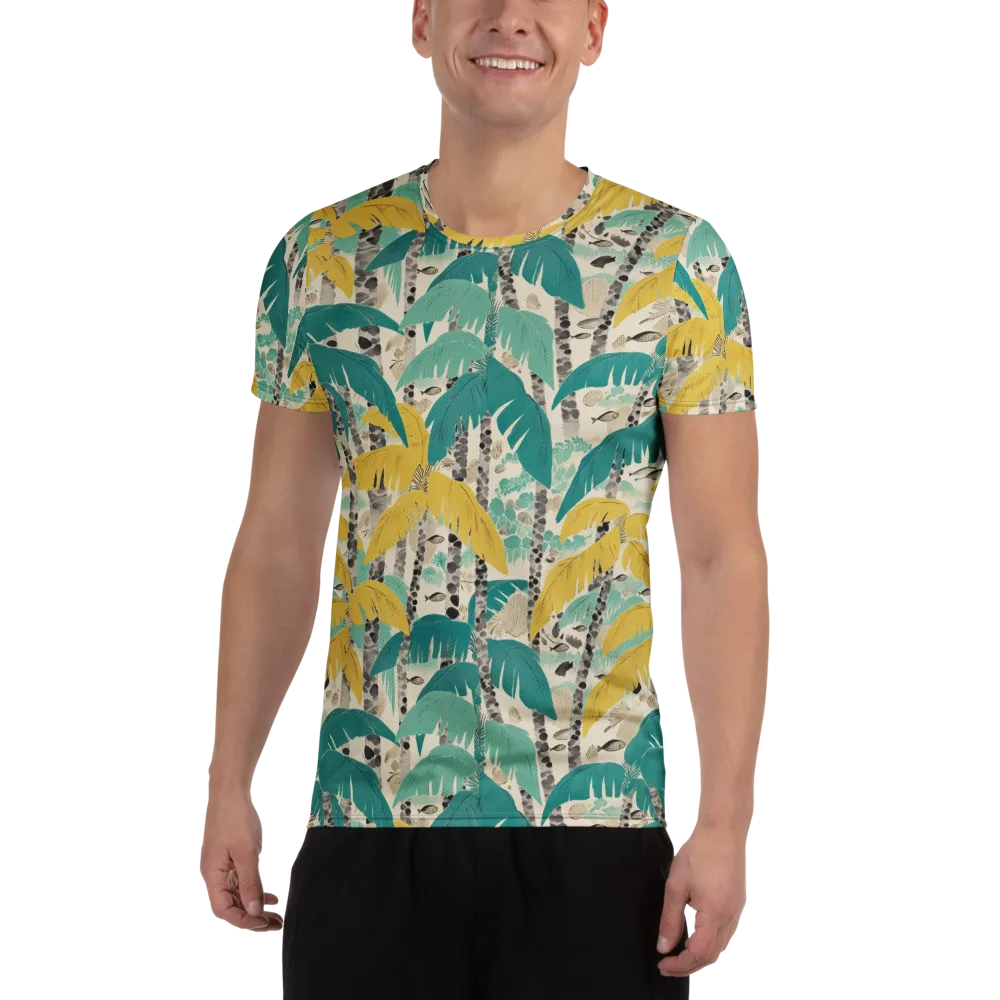 Lagoon Canopy on Men's Athletic T-Shirt — Front