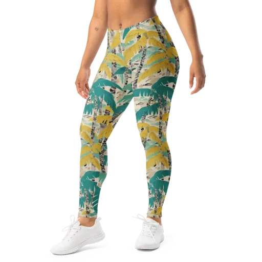 Lagoon Canopy on a Leggings