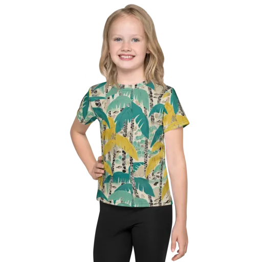 Lagoon Canopy on a Kids Crew Neck T-Shirt