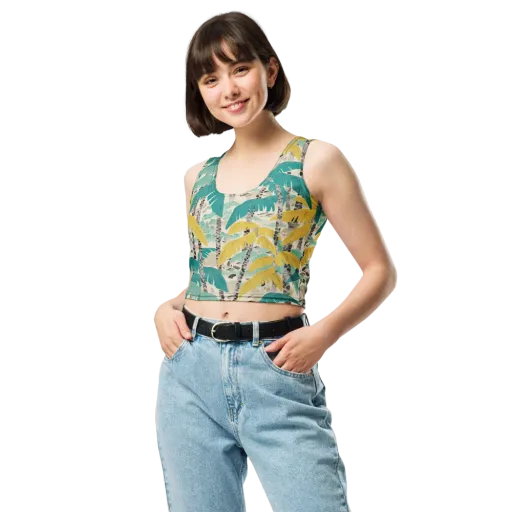 Lagoon Canopy on a Crop Top