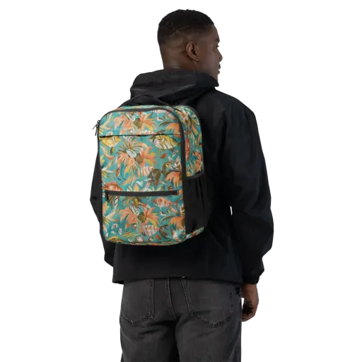 Tropical Undertow on a Utility Backpack