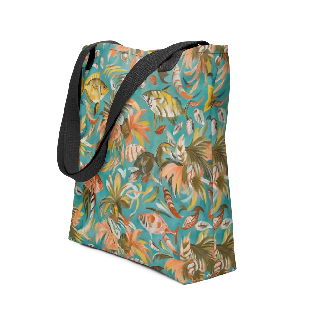 Tropical Undertow on Tote Bag — Front
