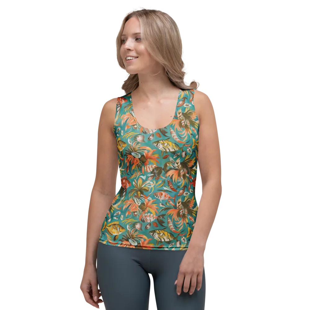 Tropical Undertow on Women's Tank Top — Front
