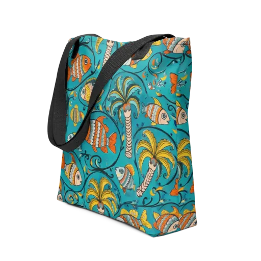 Palmfish Reverie on a Tote Bag