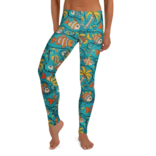 Palmfish Reverie on a Leggings