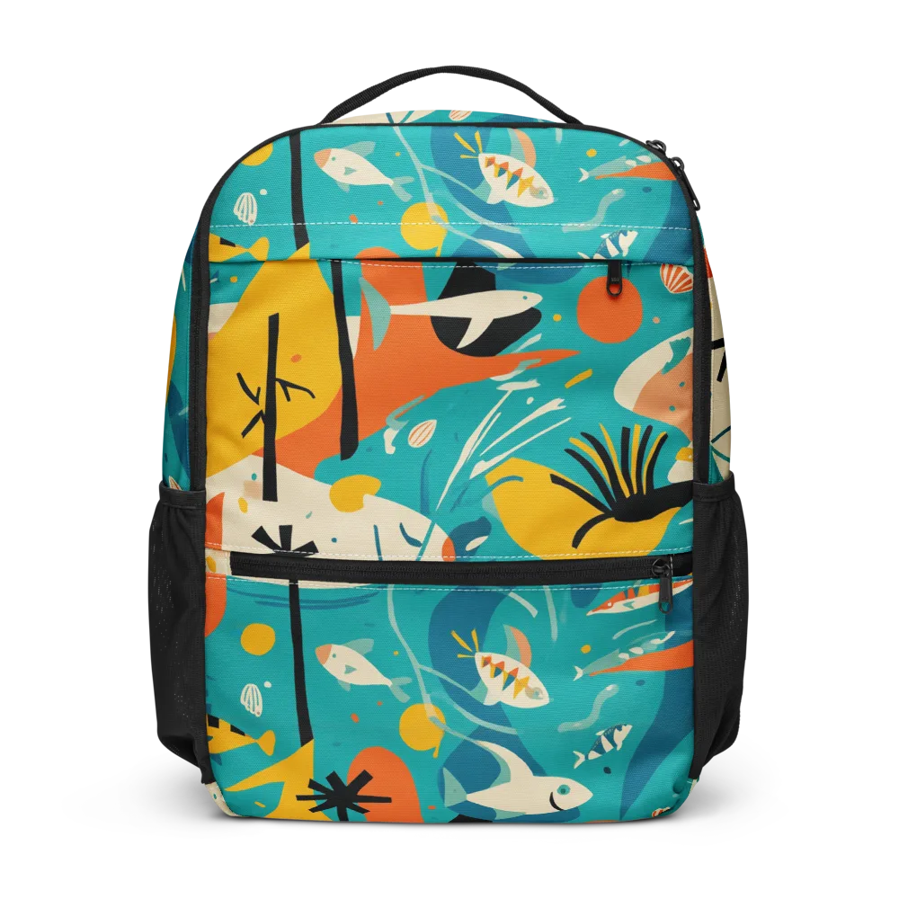 Tidal Modernism on Utility Backpack — Front