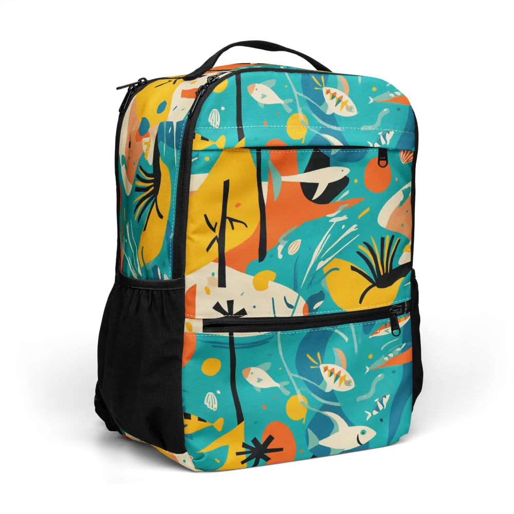 Tidal Modernism on Utility Backpack — Right Front