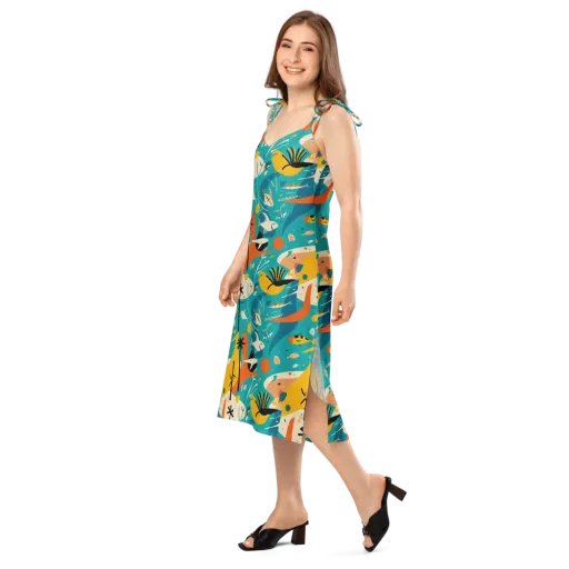Tidal Modernism on a Slip Dress