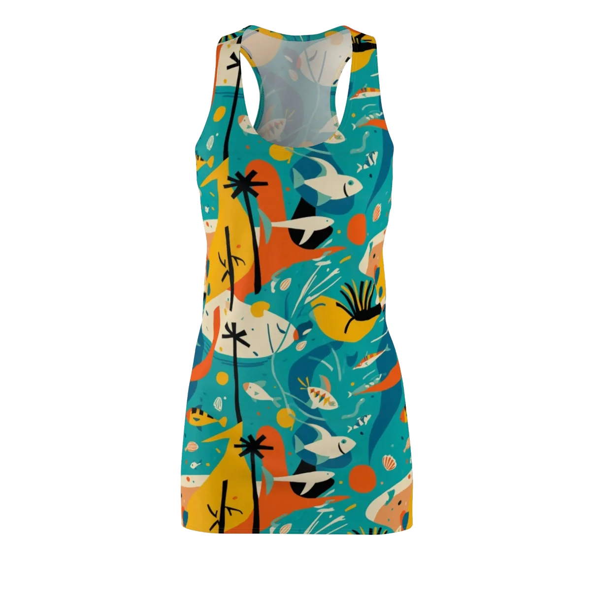 Tidal Modernism on Racerback Dress — Front