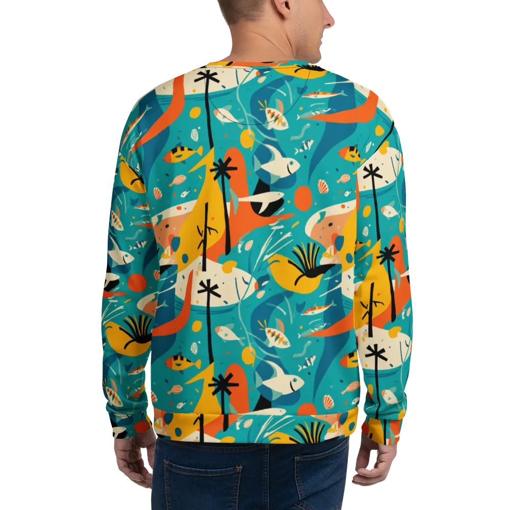 Tidal Modernism on Sweatshirt — Back