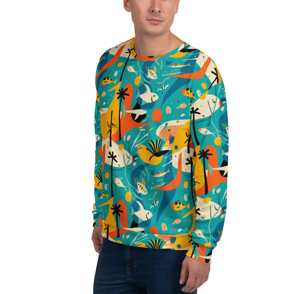 Tidal Modernism on Sweatshirt — Left Front