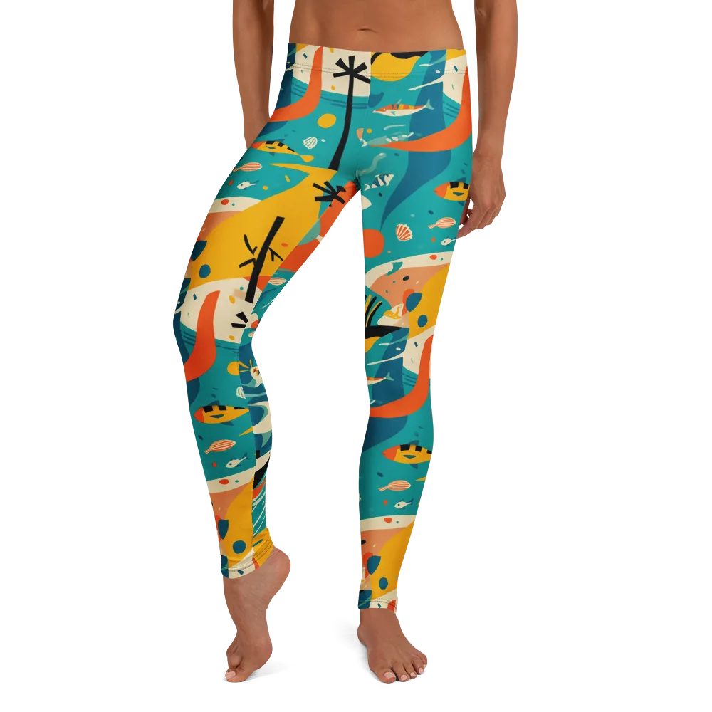 Tidal Modernism on Leggings — Front
