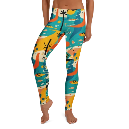 Tidal Modernism on a Leggings
