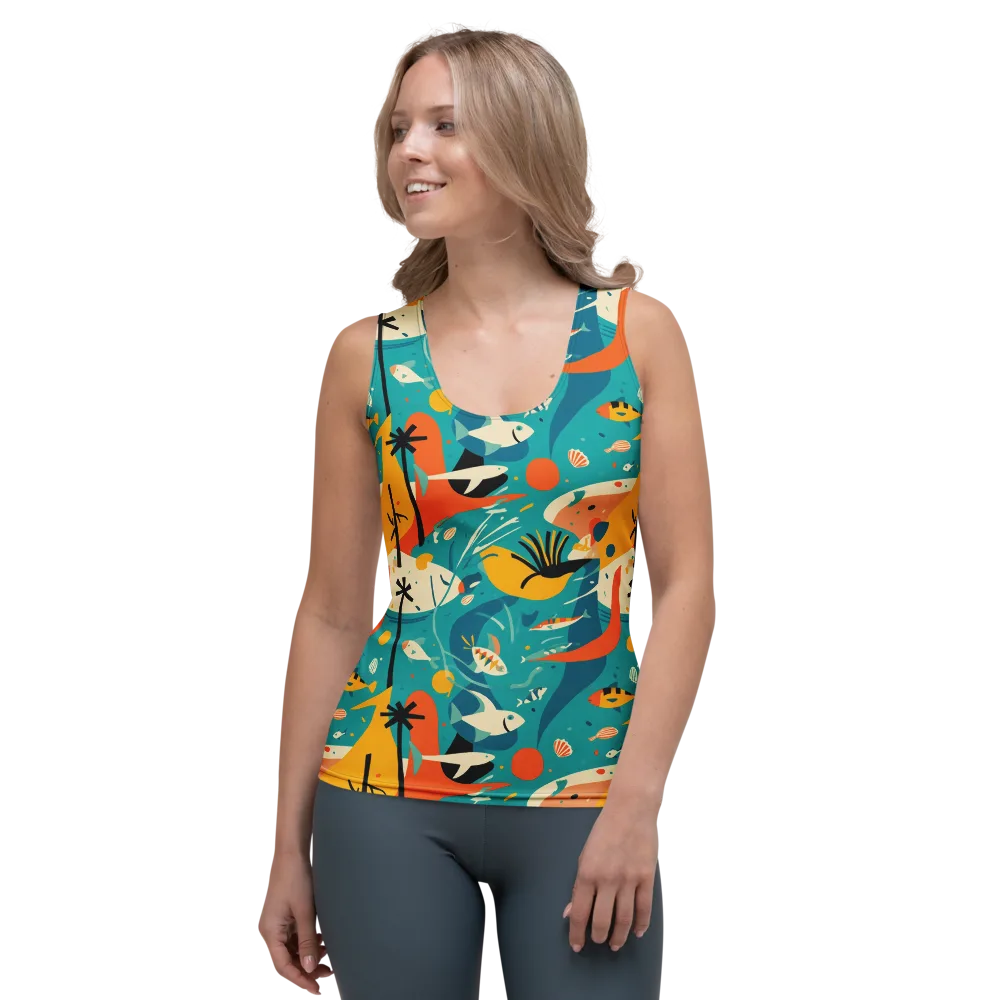 Tidal Modernism on Women's Tank Top — Front