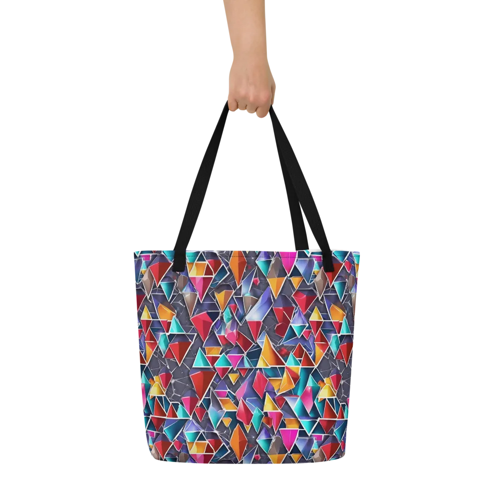 Prismatic Quarry on Large Tote Bag W/ Pocket — Front