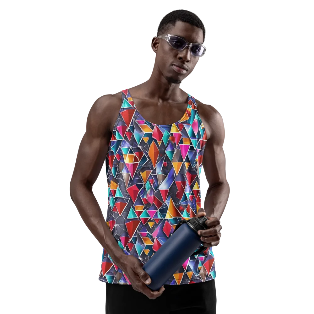 Prismatic Quarry on Men's Tank Top — Front