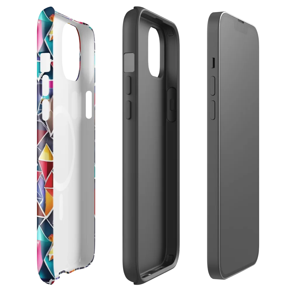 Prismatic Quarry on MagSafe Tough Case for iPhone® — Front
