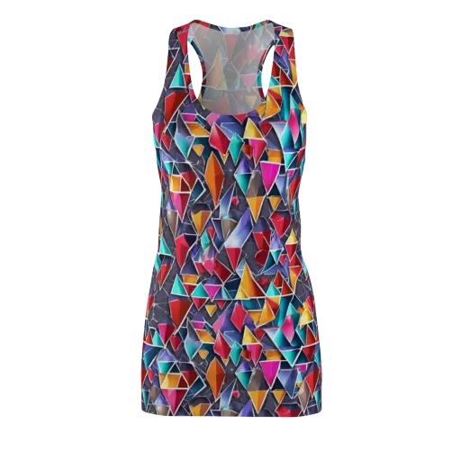 Prismatic Quarry on a Racerback Dress