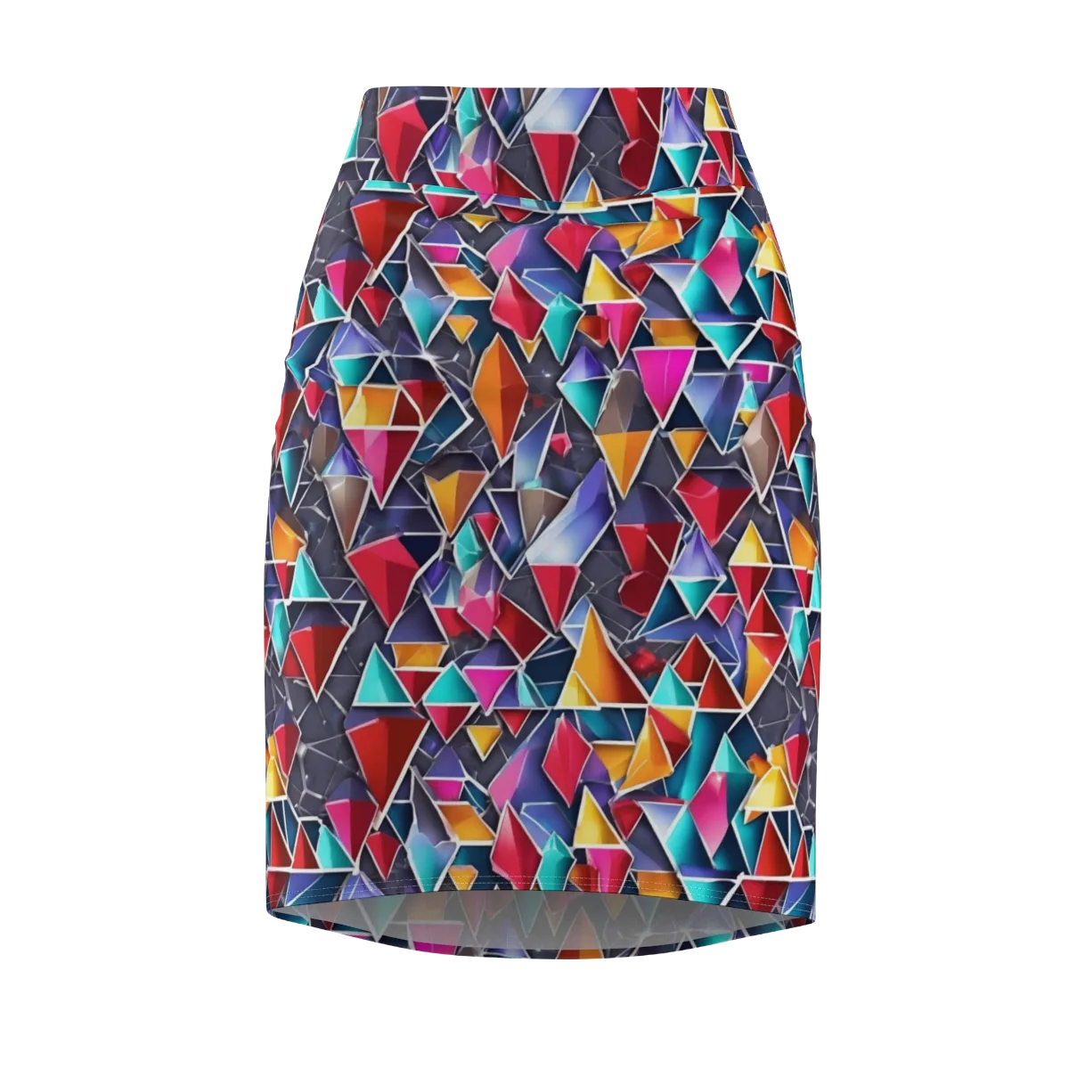Prismatic Quarry on Pencil Skirt — Front