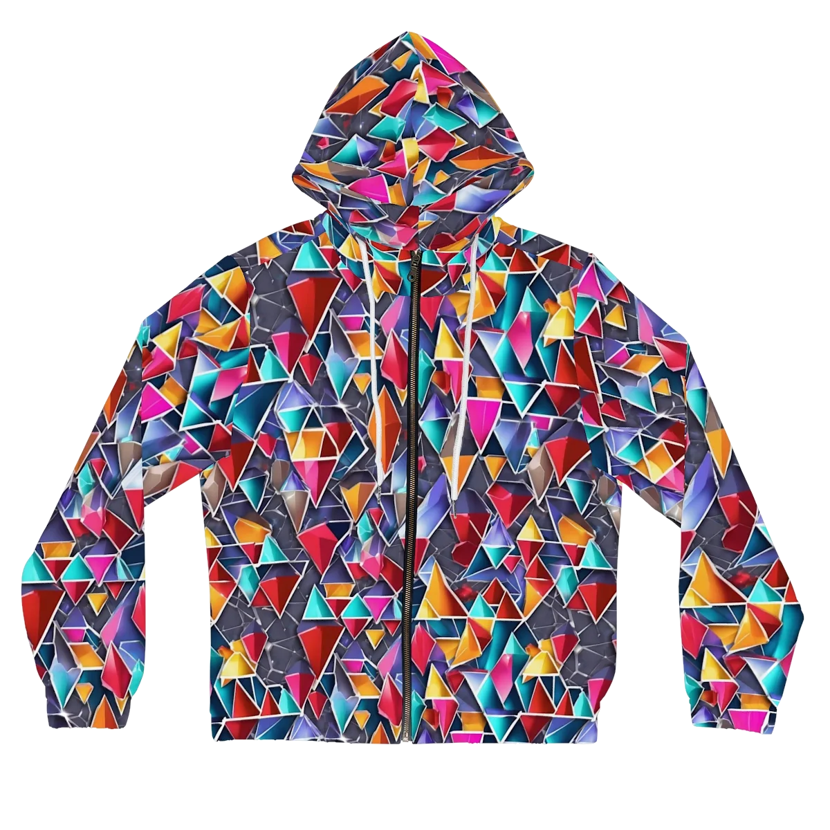 Prismatic Quarry on Women's Full-Zip Hoodie — Front