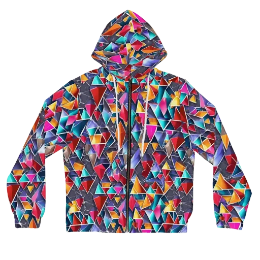 Prismatic Quarry on a Women's Full-Zip Hoodie