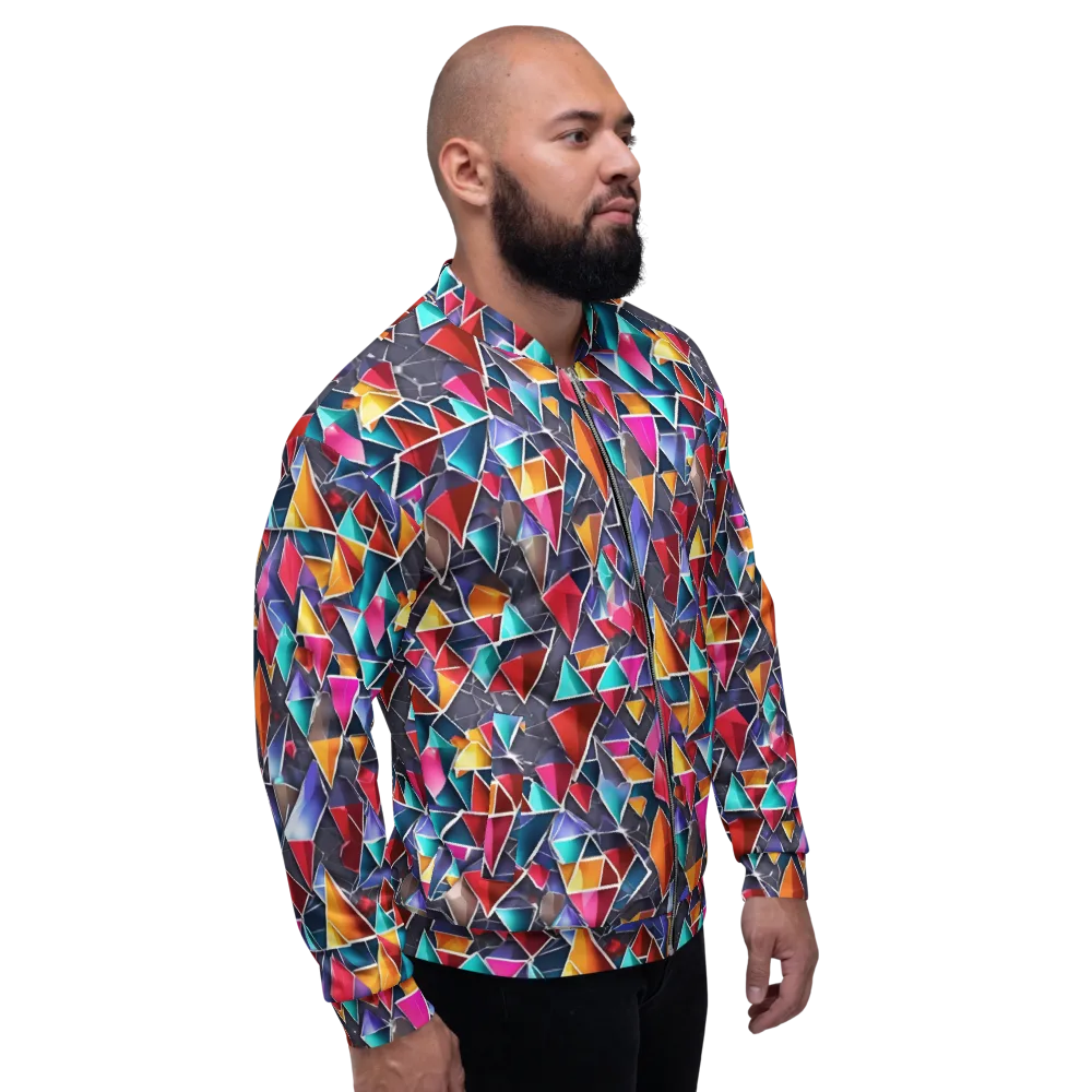 Prismatic Quarry on Bomber Jacket — Right