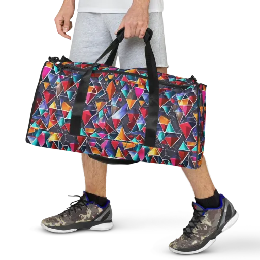 Prismatic Quarry on a Duffle Bag