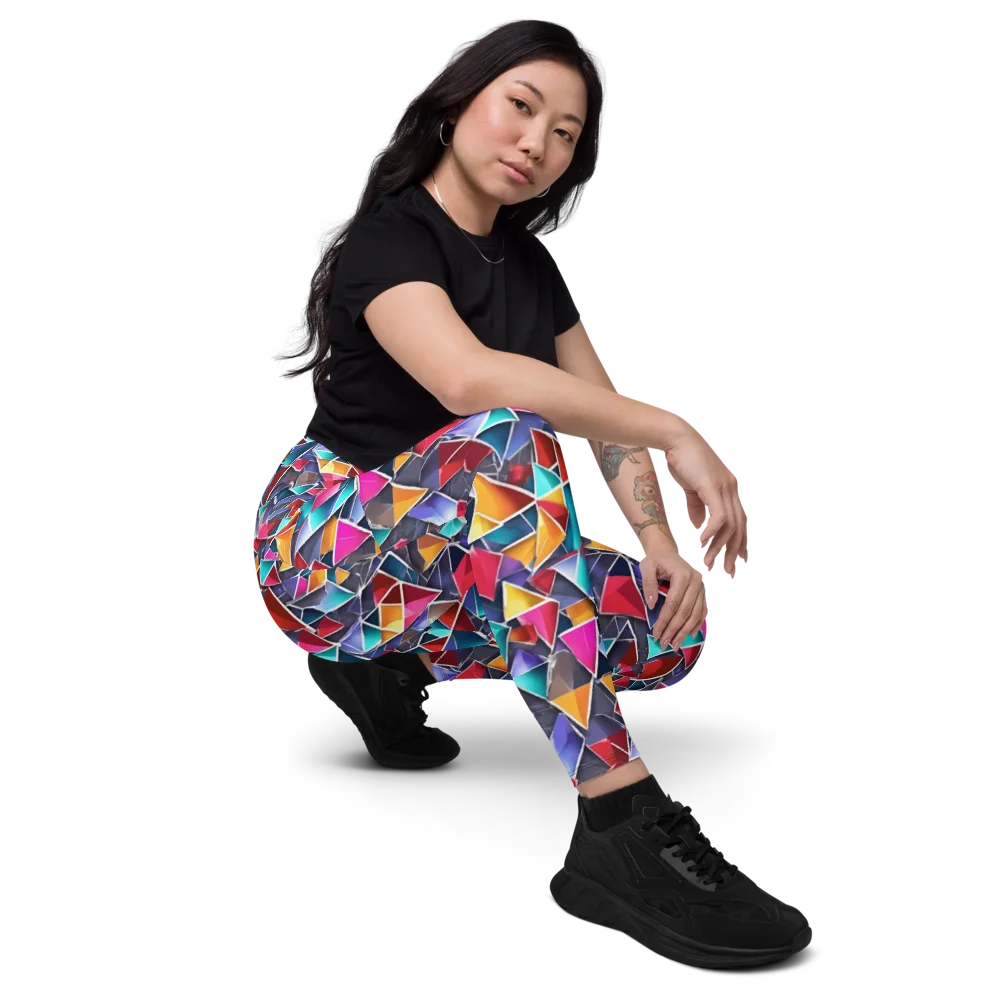 Prismatic Quarry on Leggings with Pockets — Right Front