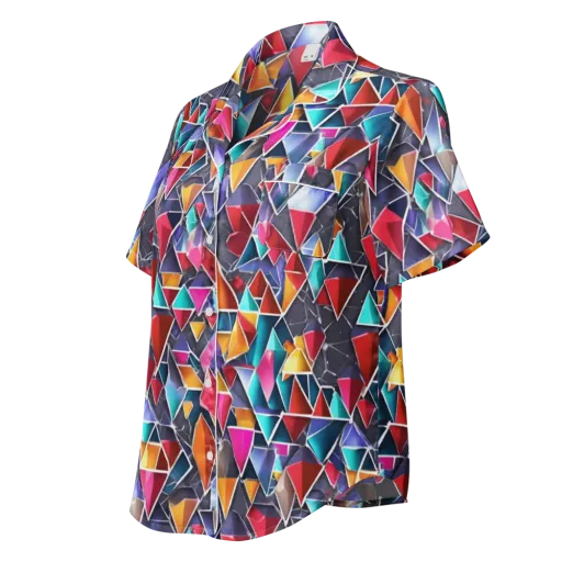 Prismatic Quarry on a Women's Short Sleeve Pajama Top