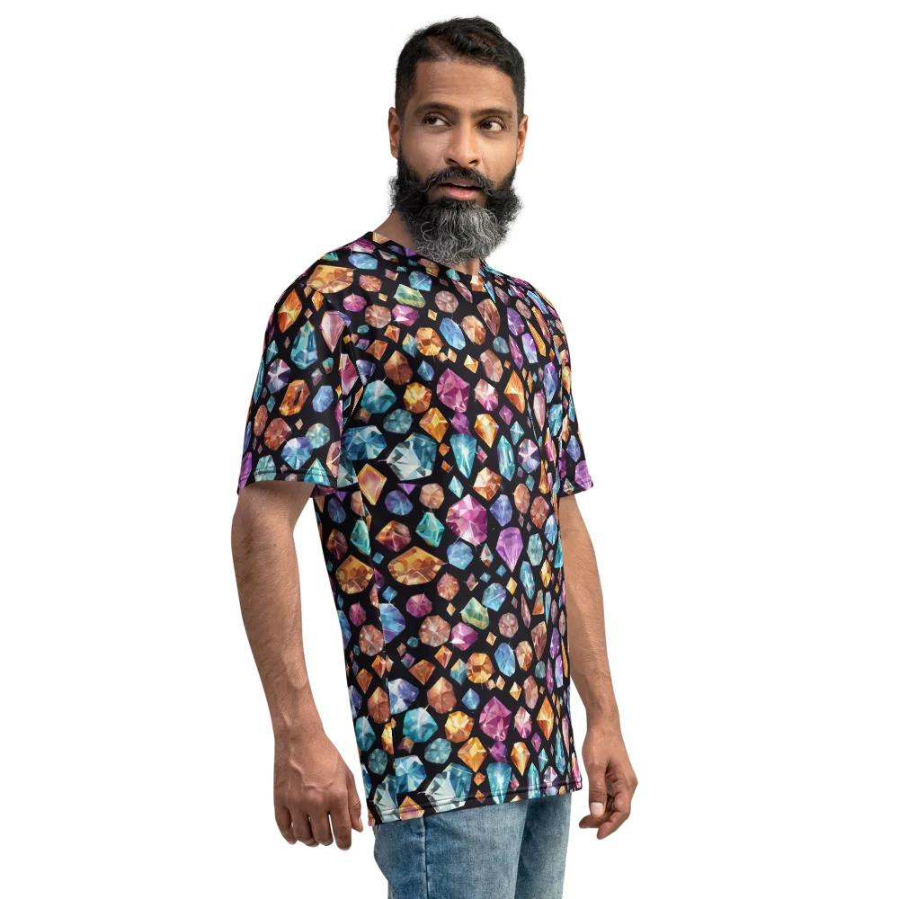 Gemstorm on Men's Crew Neck T-Shirt — Right