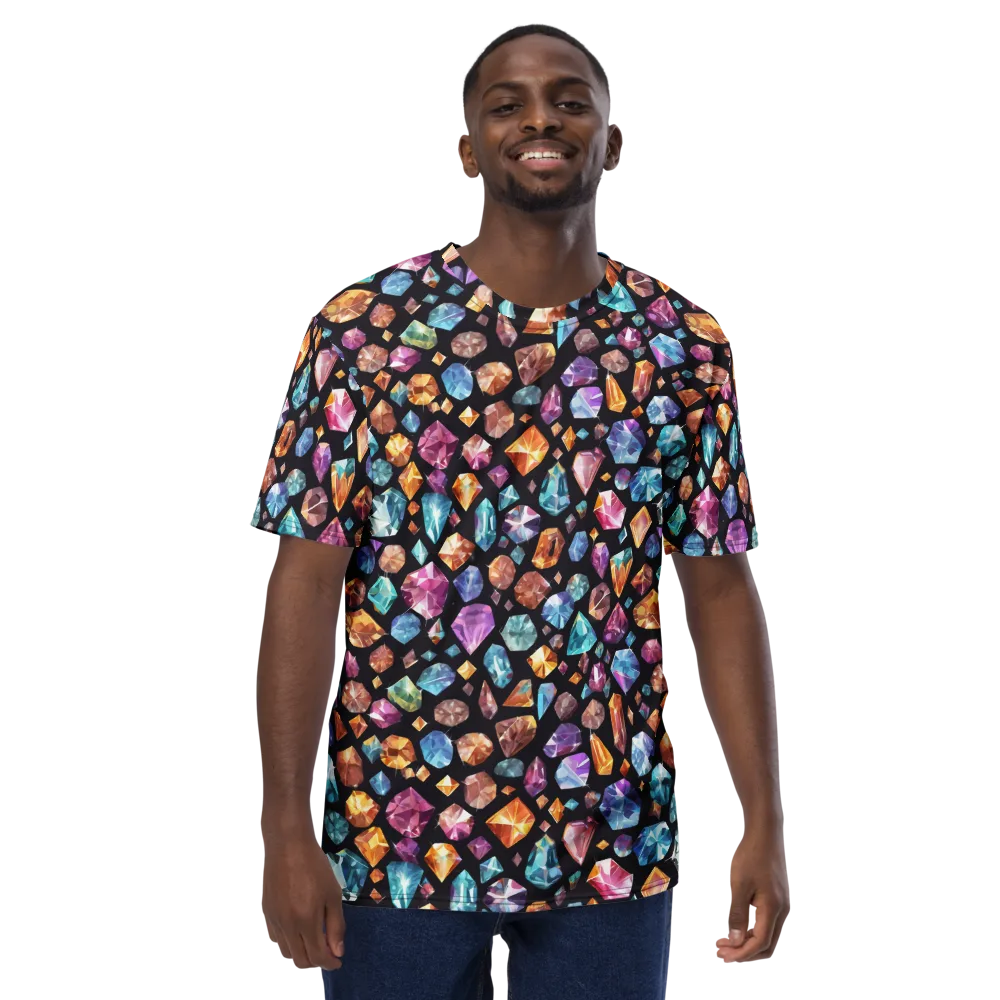 Gemstorm on Men's Crew Neck T-Shirt — Front