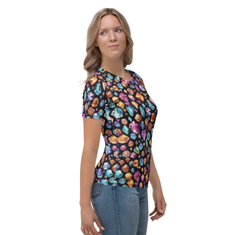 Gemstorm on Women's Crew Neck T-Shirt — Right