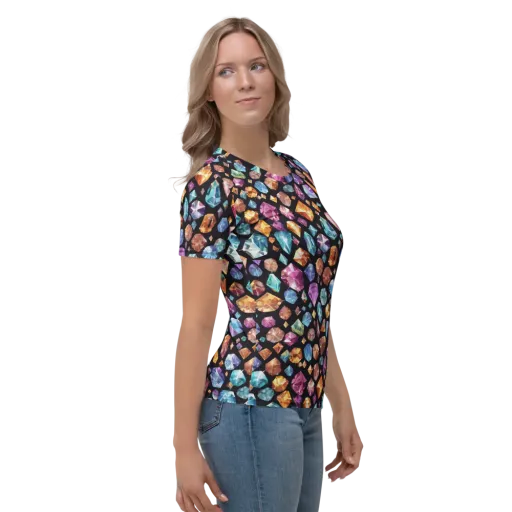 Gemstorm on a Women's Crew Neck T-Shirt