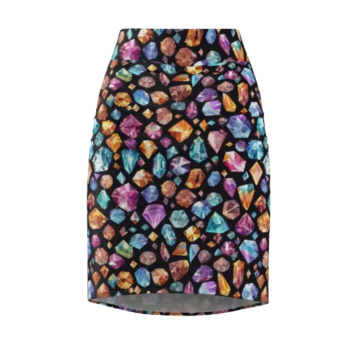 Gemstorm on a Pencil Skirt