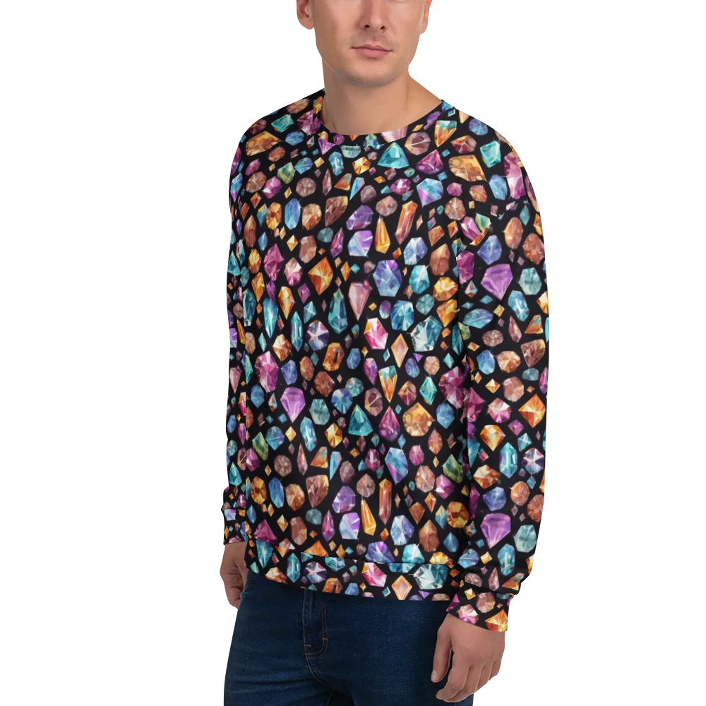 Gemstorm on Sweatshirt — Left Front