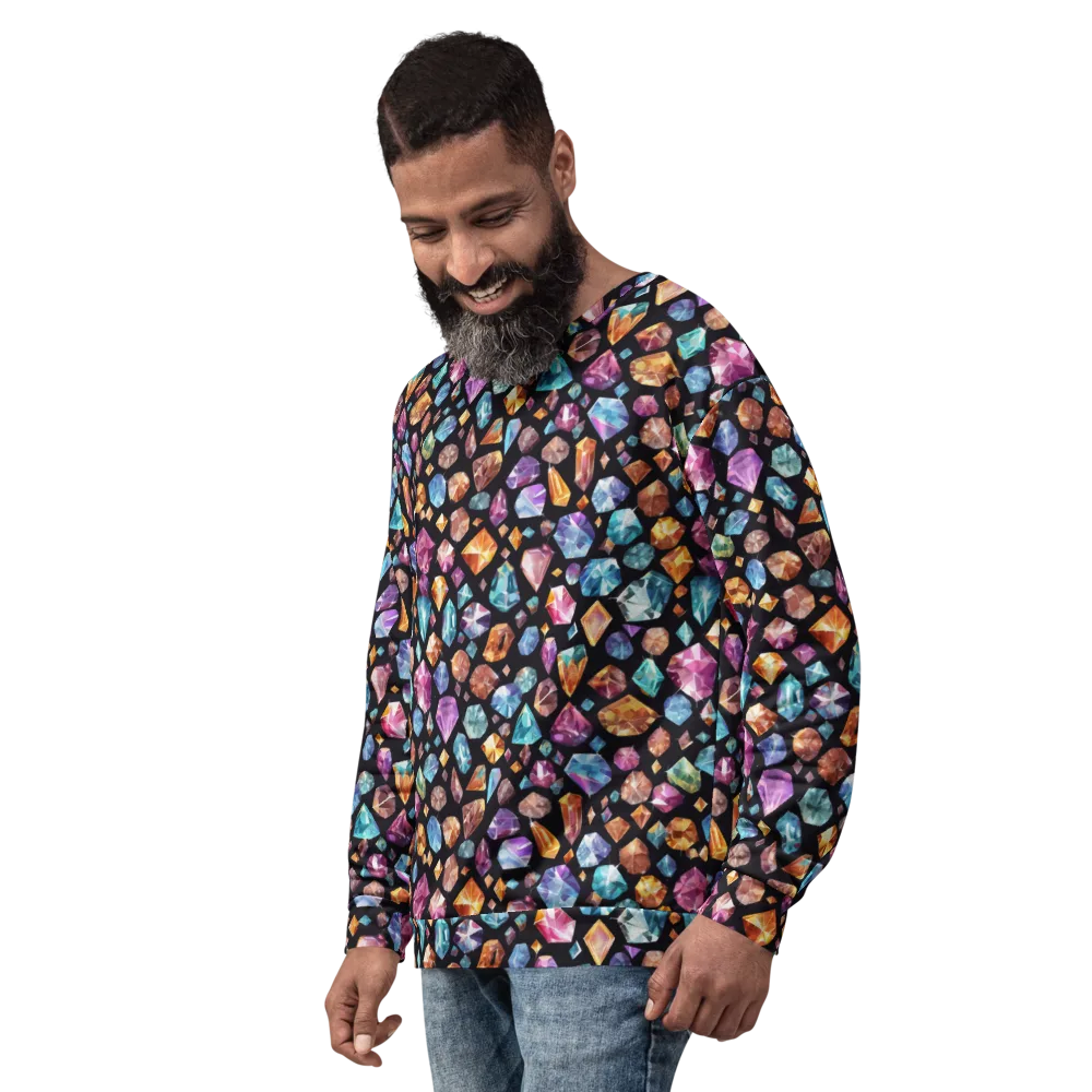 Gemstorm on Sweatshirt — Left Front