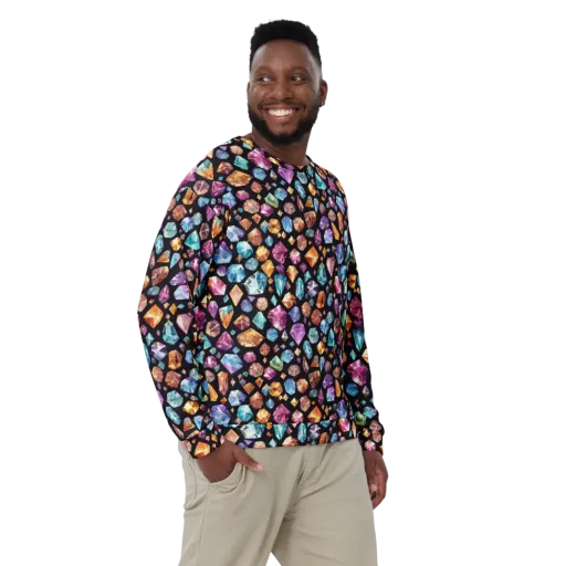 Gemstorm on a Sweatshirt