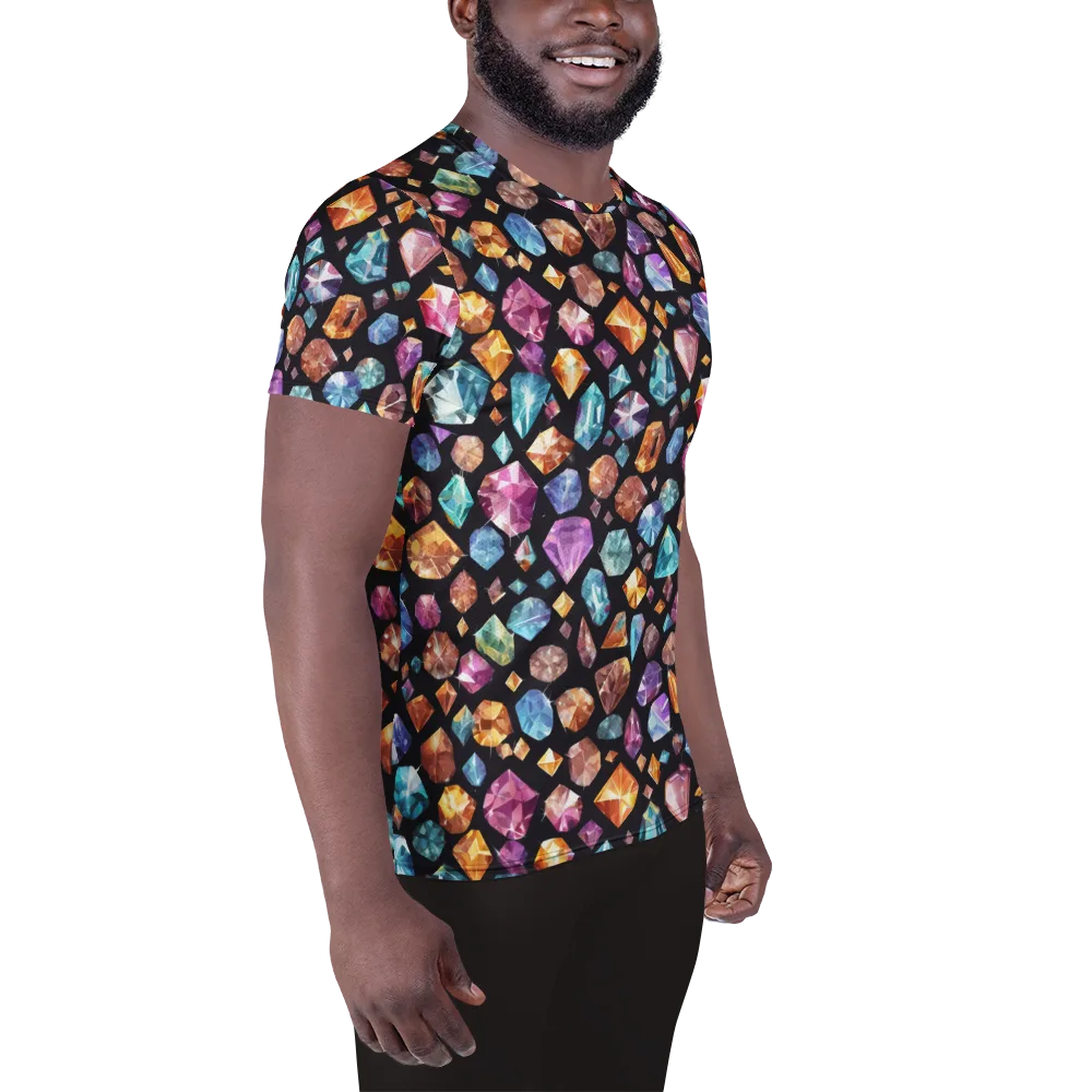 Gemstorm on Men's Athletic T-Shirt — Right