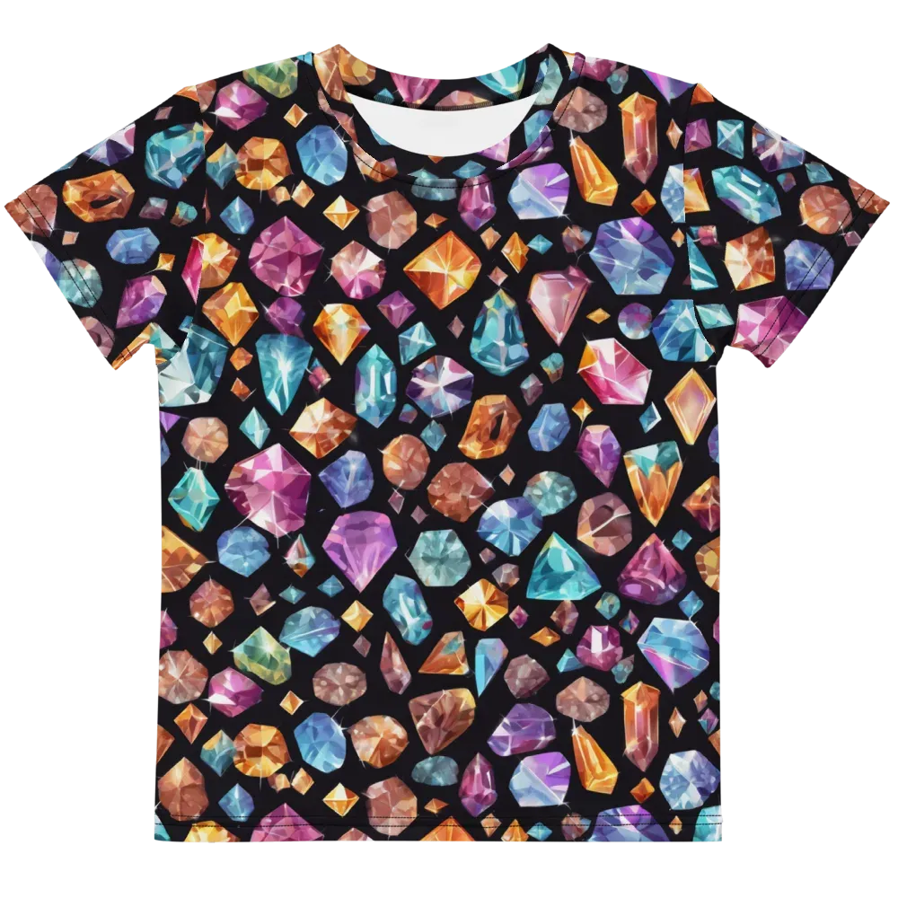 Gemstorm on Kids Crew Neck T-Shirt — Front
